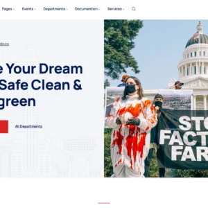 Environmental Activism & City Life - WordPress Website