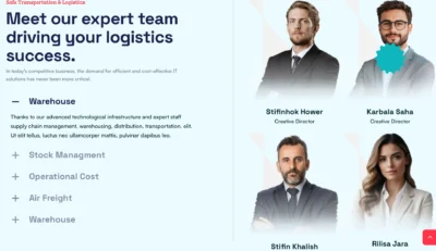 logistics-team-profiles-display-section