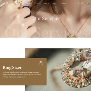 Elegant Jewelry Boutique - WordPress Website