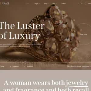 Luxury Diamond Collection - WordPress Website