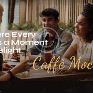 Modern Cafe Website - WordPress Website