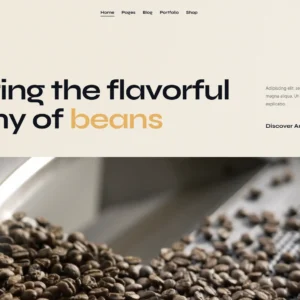 Artisan Coffee Roaster - WordPress Website