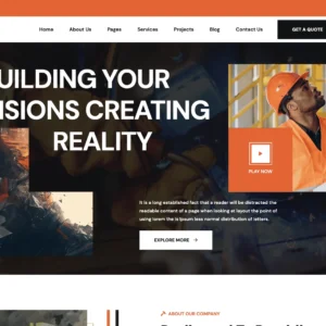 Smart Construction Services - WordPress Website