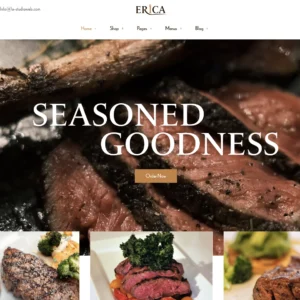 Classic Steakhouse Dining - WordPress Website