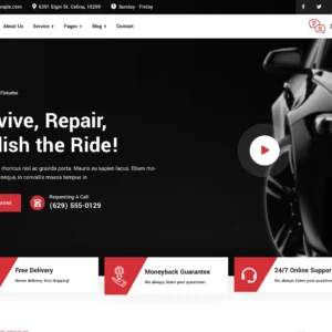 Luxury Car Detailing - WordPress Website