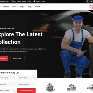 Car Repair Professionals - WordPress Website