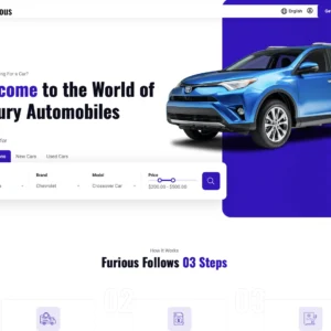 Smart Car Finder Platform - WordPress Website