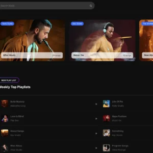Weekly Playlist Hub - WordPress Website