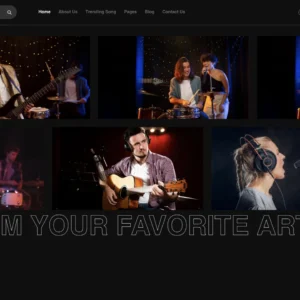 Indie Artist Collection - WordPress Website