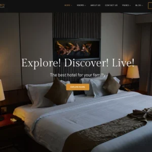 Luxury Hotel Booking - WordPress Website