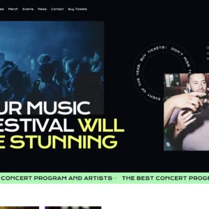 Night Club & Bar Lounge - WordPress Website
