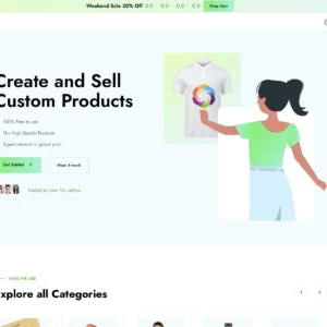 Custom Product Creator - WordPress Website