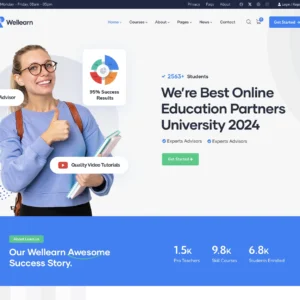 Online Learning Advisor - WordPress Website