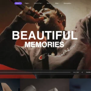 Music Band - WordPress Website