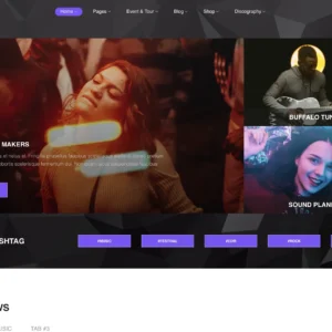 Music Blog - WordPress Website