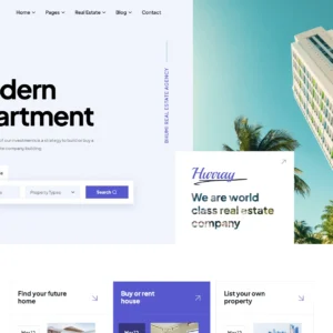 Modern Apartment Listing - WordPress Website