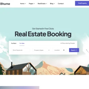 Real Estate Reservation Hub - WordPress Website