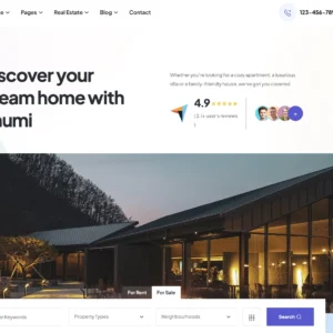 Cozy Villa Finder - WordPress Website