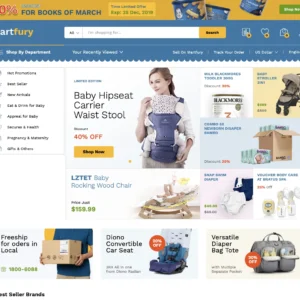 Baby & Kids Products Store - WordPress Website