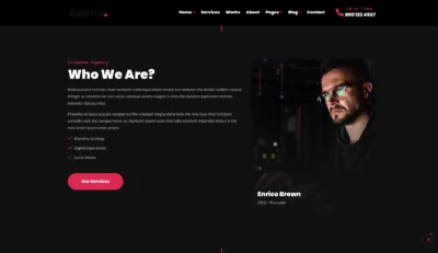 wordpress-about-agency-founder-section