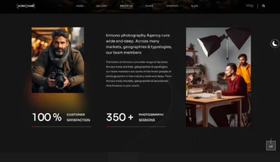 wordpress-about-us-studio-section
