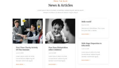wordpress-charity-blog-listing-section
