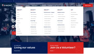 wordpress-city-departments-grid-section