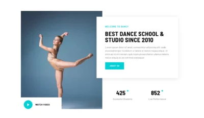 wordpress-dance-studio-about-section