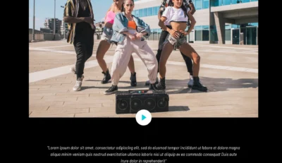 wordpress-dance-video-section-urban-style