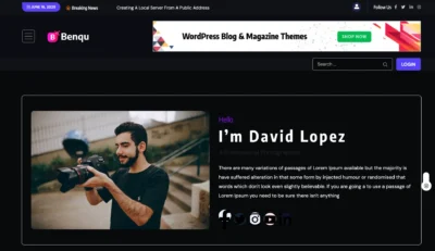 wordpress-dark-mode-blog-homepage
