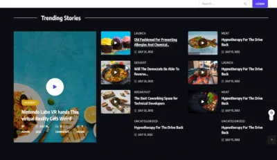 wordpress-dark-theme-trending-stories