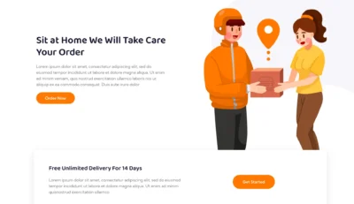 wordpress-delivery-boy-customer-illustration