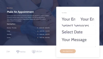 wordpress-doctor-appointment-form-section