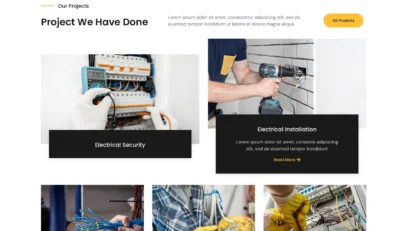 wordpress-electrical-maintenance-page