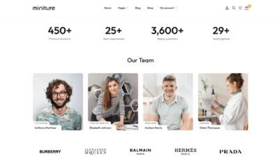 wordpress-fashion-team-members-section