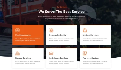 wordpress-fire-department-services-cards