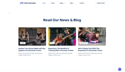 wordpress-fitness-blog-preview-cards
