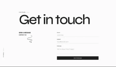 wordpress-get-in-touch-contact-form-section