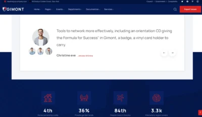 wordpress-government-testimonial-slider-section