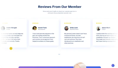 wordpress-gym-review-slider-section