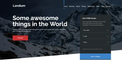wordpress-hero-section-dark-mountain-style-1