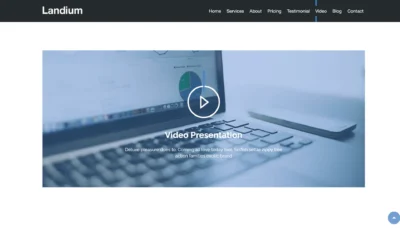 wordpress-hero-video-presentation-section
