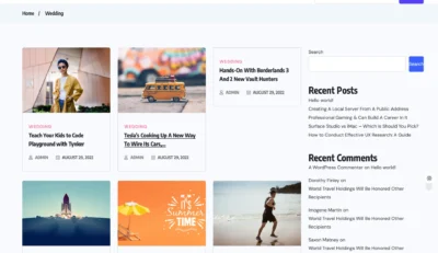 wordpress-magazine-category-wedding-page