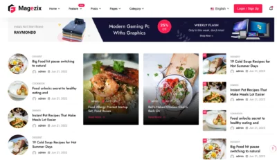 wordpress-magazine-recipes-layout