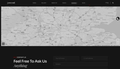 wordpress-map-section-contact-form