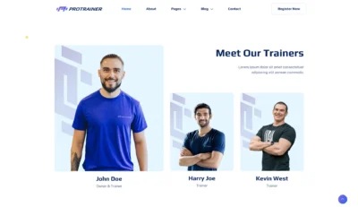 wordpress-meet-your-trainers-section