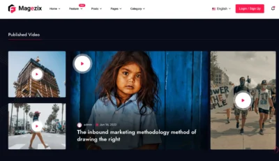wordpress-news-video-published-grid-section