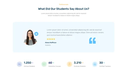 wordpress-student-testimonials-section