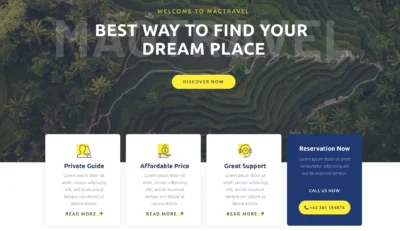 wordpress-travel-hero-section